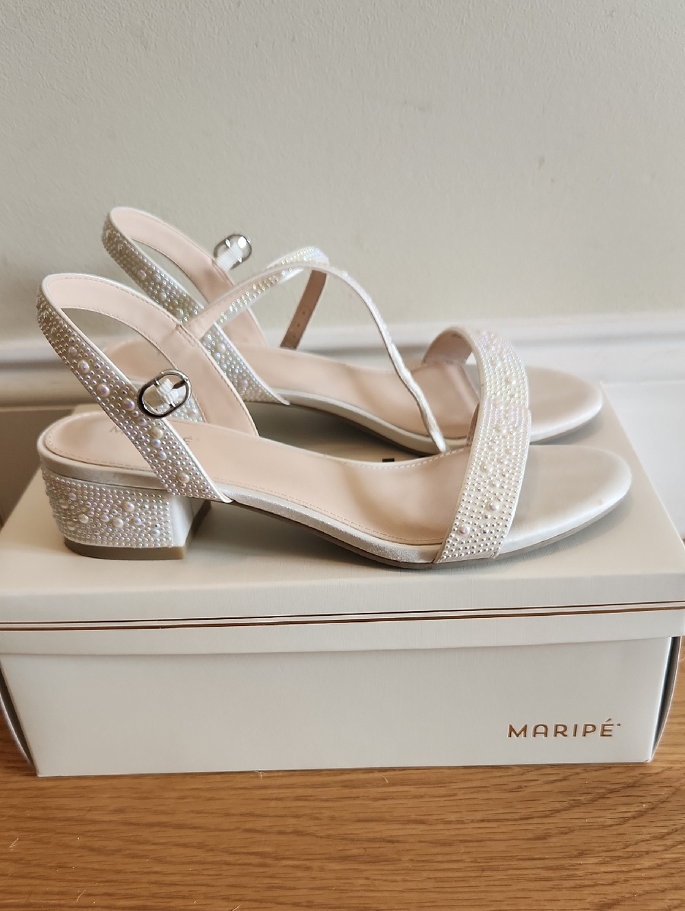 Bridal Block Heels